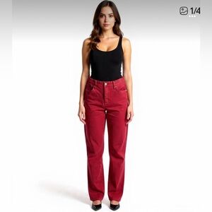 Ralph Lauren Red Women Jeans